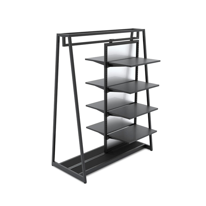 Aspect 48" Floor Merchandiser with Hanging and Shelving - Kit 2