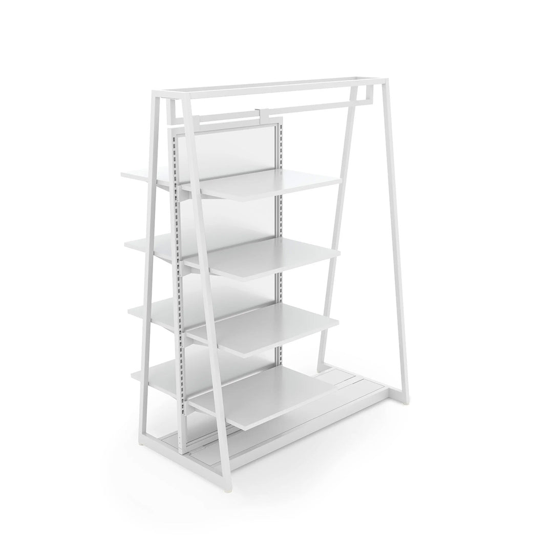 Aspect 48" Floor Merchandiser with Hanging and Shelving - Kit 2