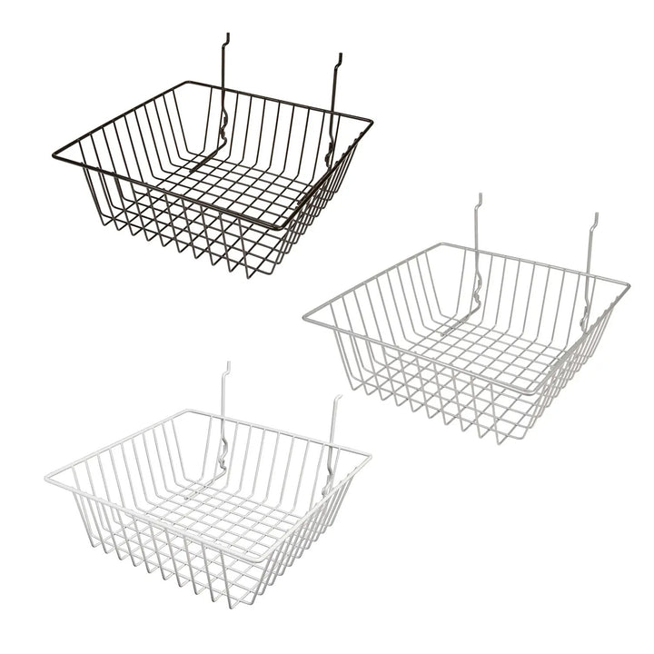 Slatwall Small Basket - Pack of 6