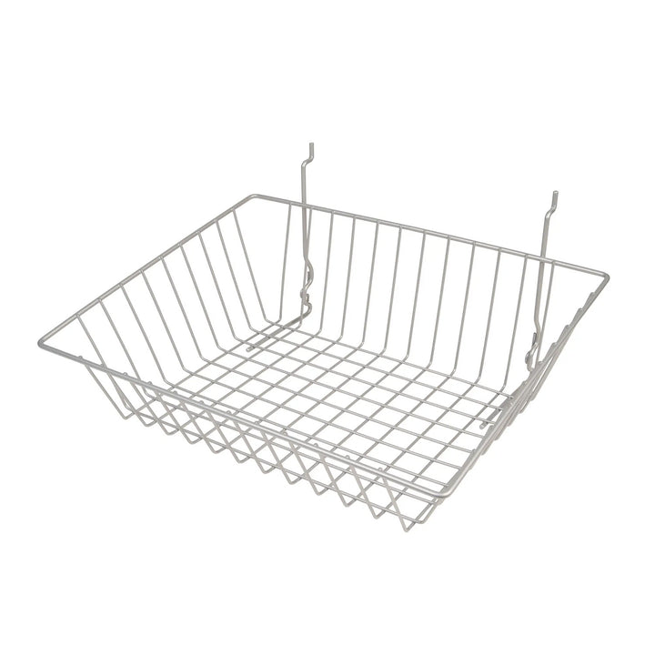 Slatwall Sloping Basket - Pack of 6