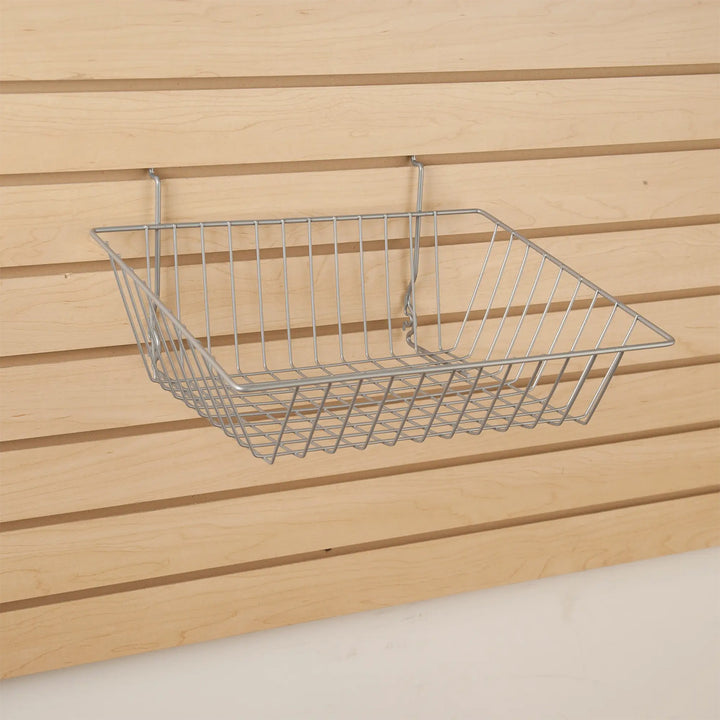 Slatwall Sloping Basket - Pack of 6