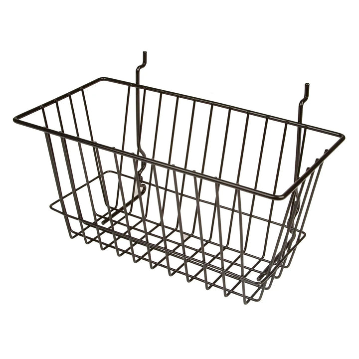 Slatwall Narrow Basket - Pack of 6