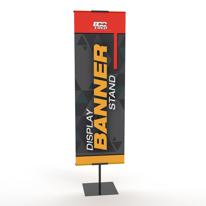 Adjustable Floor Standing Banner Display - Stand Only, No Banner Included