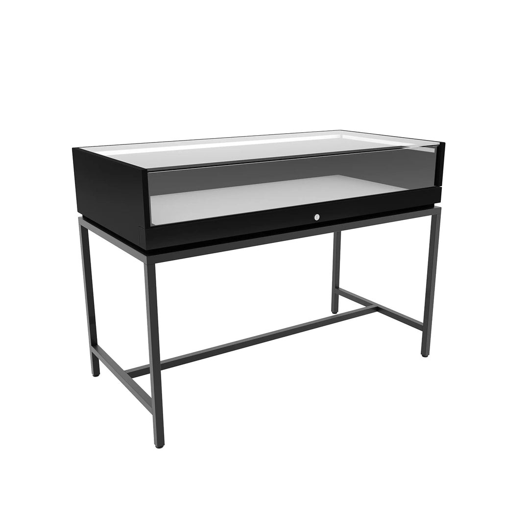 Deluxe Retail Display Case with Inline Base