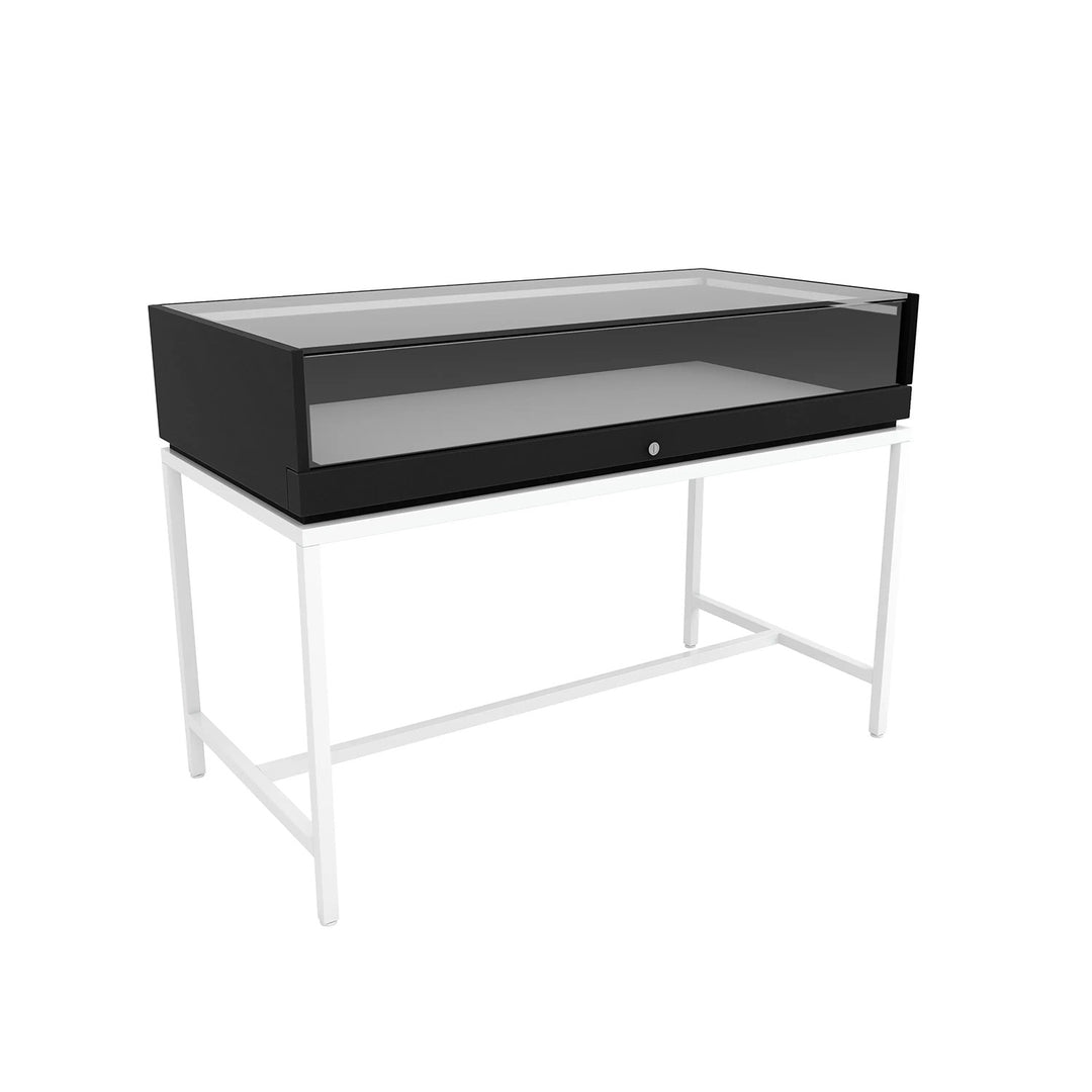 Deluxe Retail Display Case with Inline Base