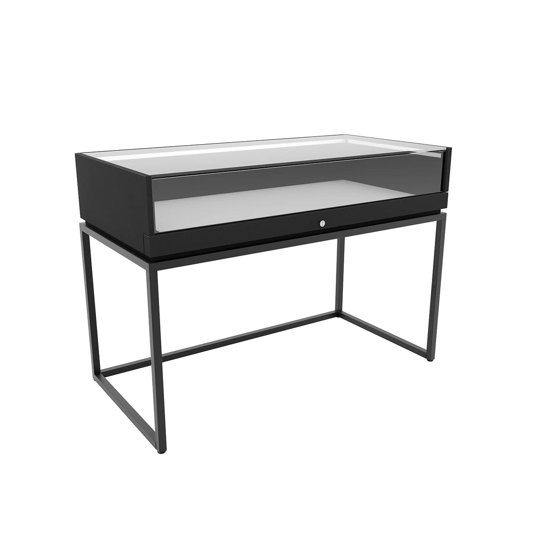 Deluxe Retail Display Case with Open Base