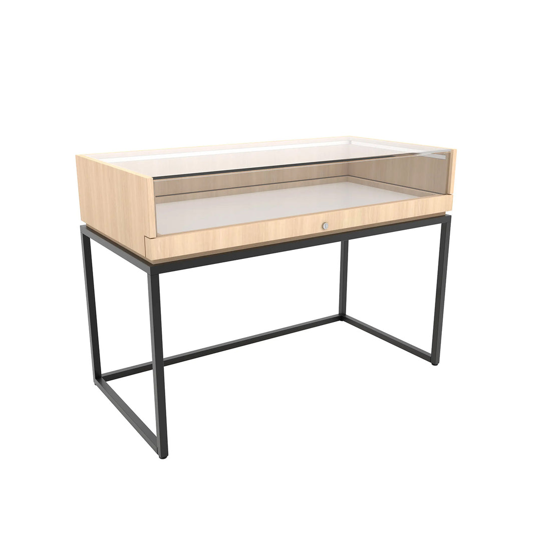 Deluxe Retail Display Case with Open Base