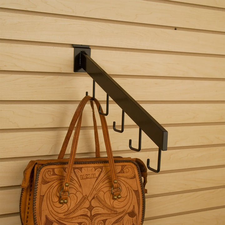 5-Hook Waterfall with Rectangular Tubing for Slatwall