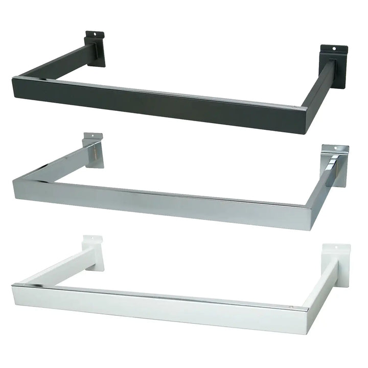 U-Shaped Rectangular Tubing Hangrail for Slatwall