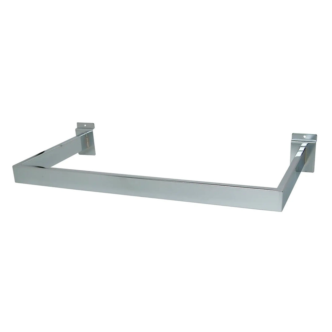 U-Shaped Rectangular Tubing Hangrail for Slatwall