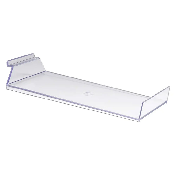 6-1/2" x 12" Slanted Cap Shelf w/ Front Lip For Slatwall