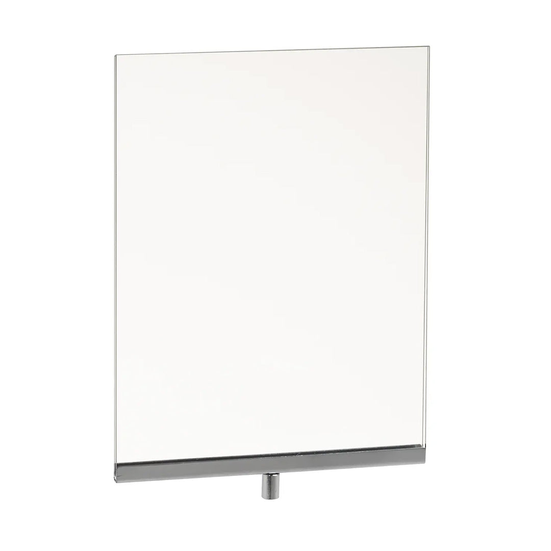Acrylic Sign Holder with Chrome Channel