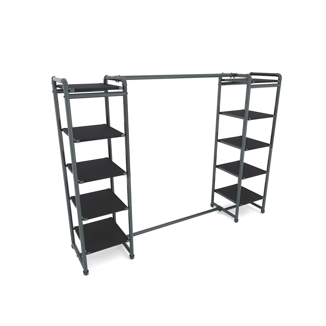 Pipeline Double Etagere with Hang Bar