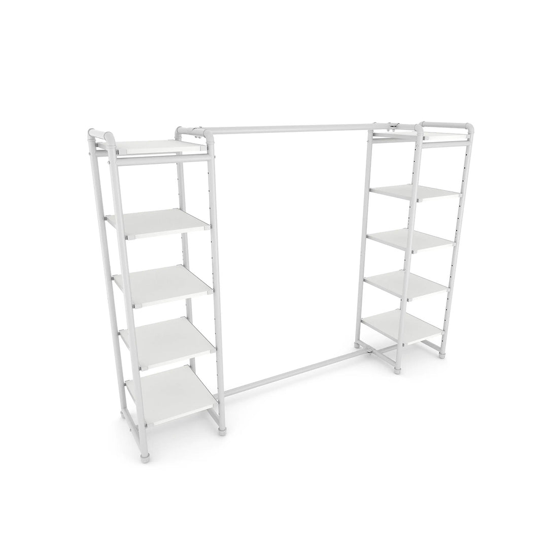 Pipeline Double Etagere with Hang Bar