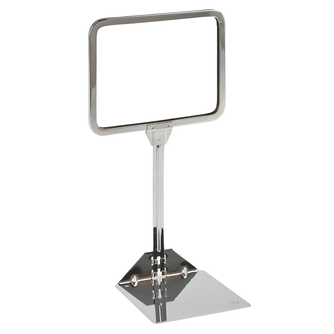 Metal Sign Holder with Round Corners with Shovel Base