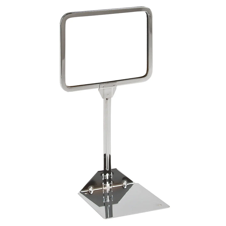 Metal Sign Holder with Round Corners with Shovel Base