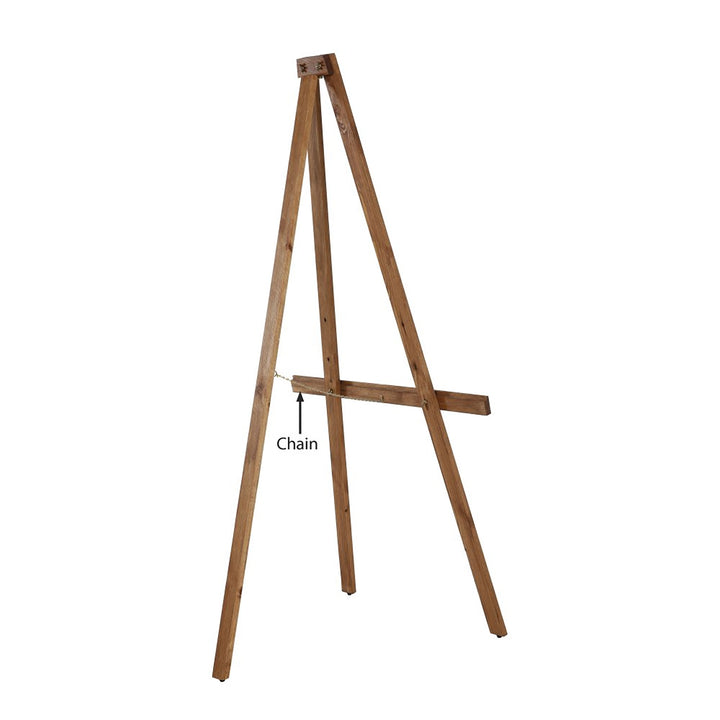 Basic Easel, Natural Wood - 64.96"H