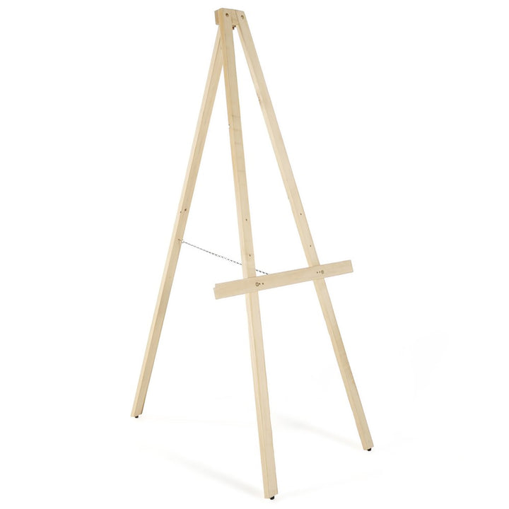 Basic Easel, Natural Wood - 64.96"H