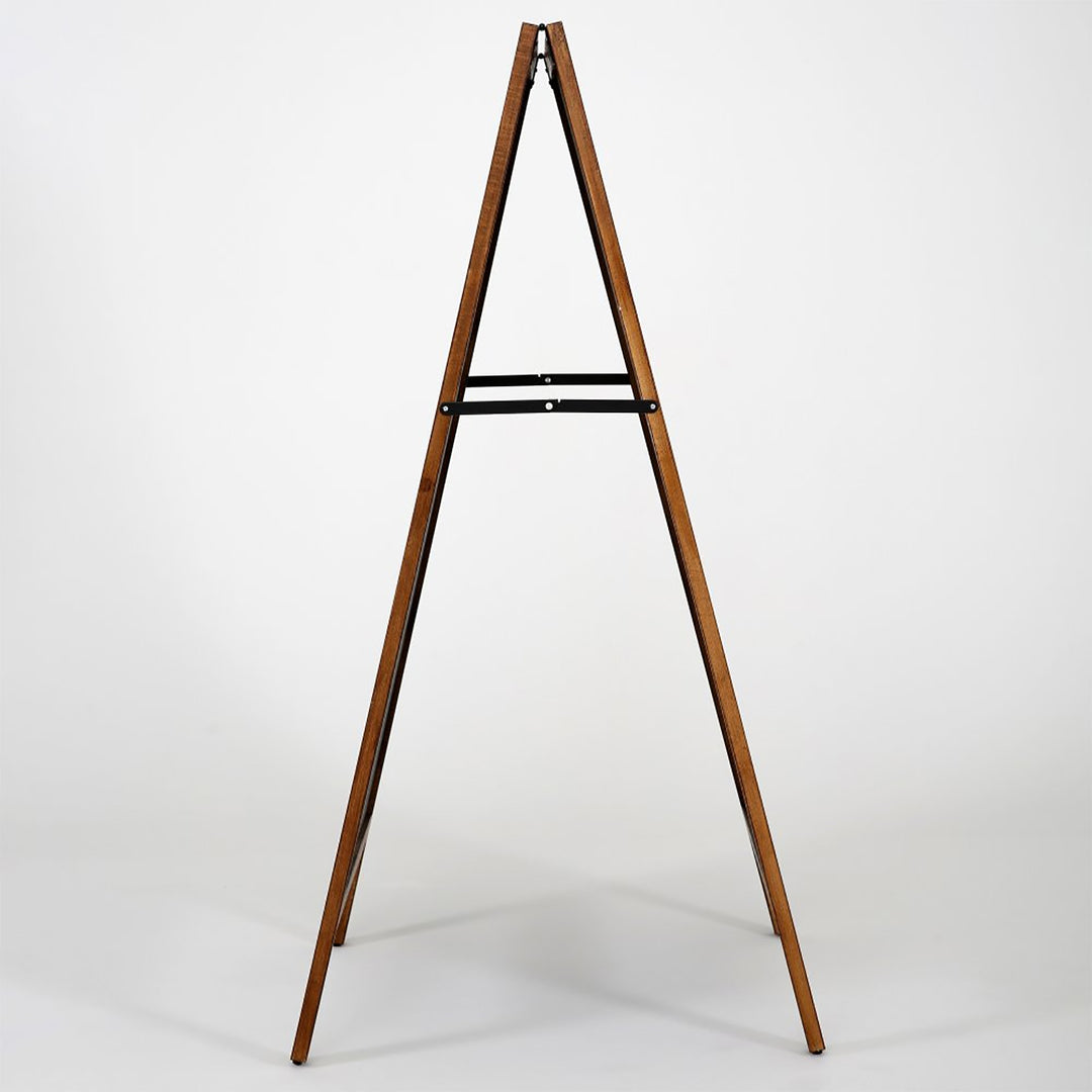 23.6″ x 47.25″ A-Frame Sidewalk Sign, Double-Sided, Chalkboard, Dark Wood Frame