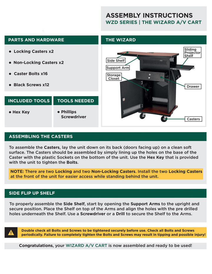 The Wizard Presentation Cart