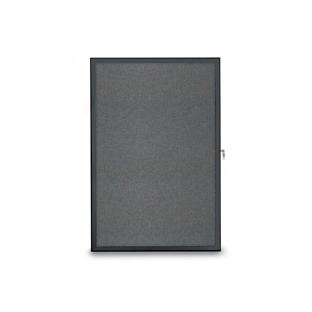 Slim Style Radius Indoor Enclosed Cork/Fabric Board