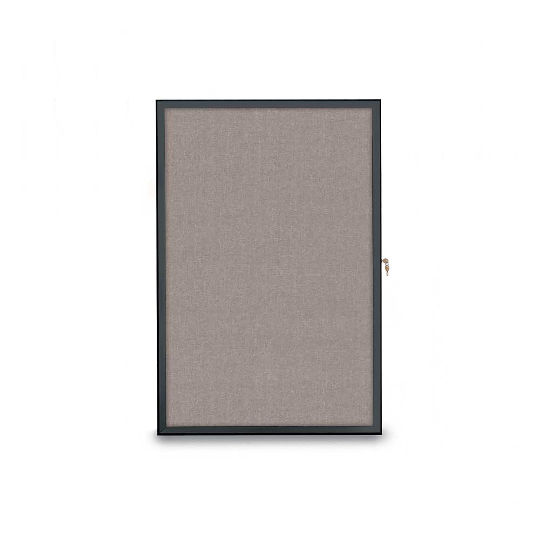 Slim Style Radius Indoor Enclosed Cork/Fabric Board