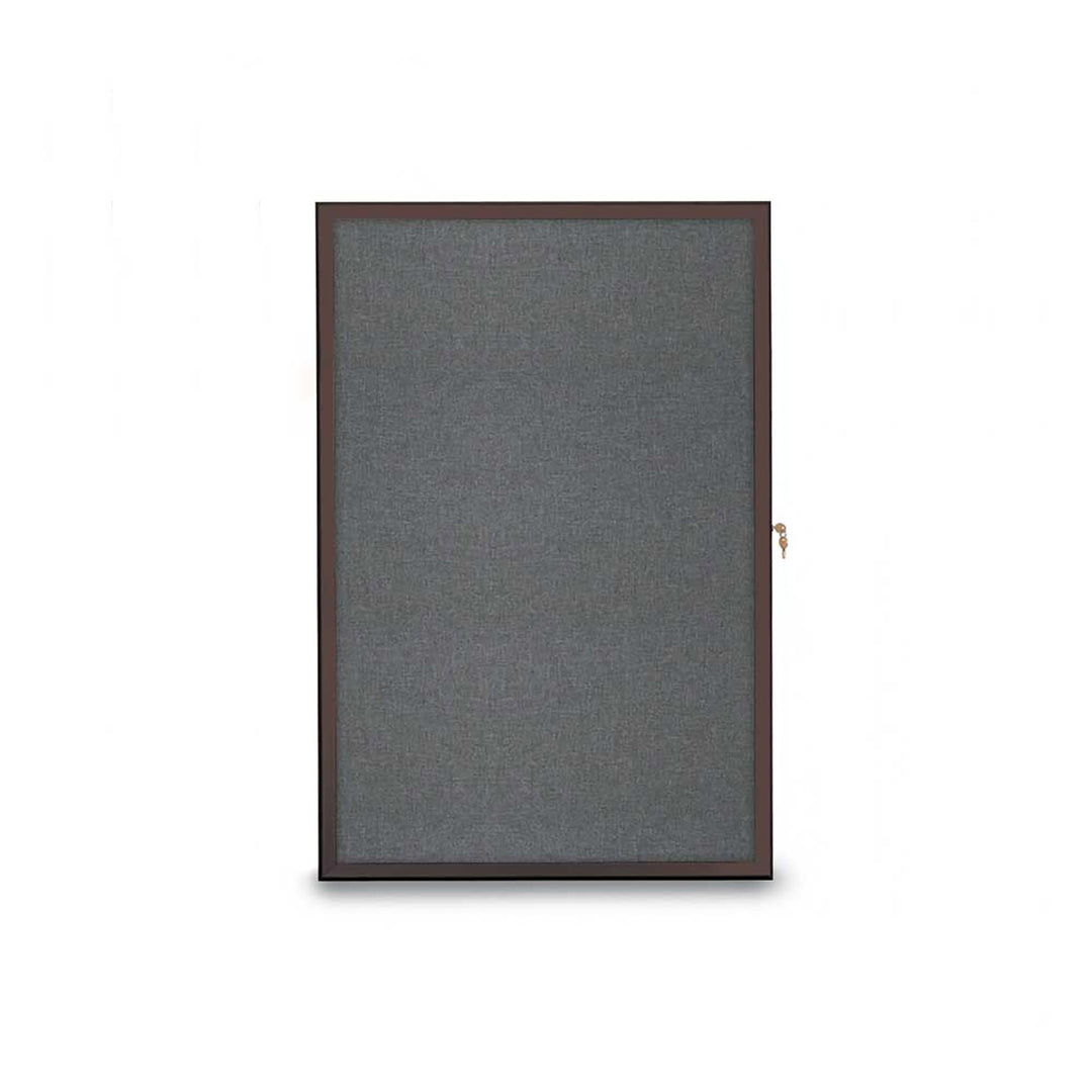 Slim Style Radius Indoor Enclosed Cork/Fabric Board