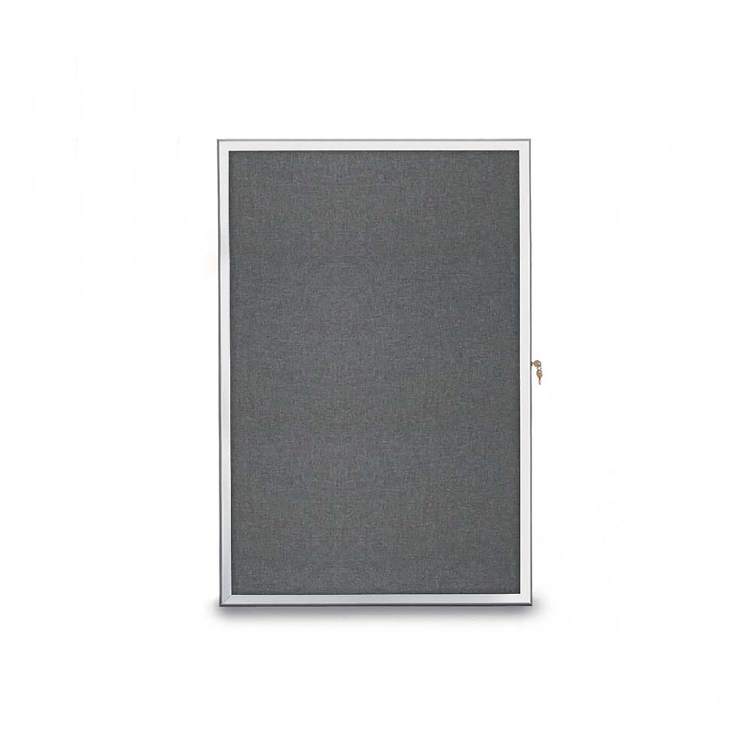 Slim Style Radius Indoor Enclosed Cork/Fabric Board