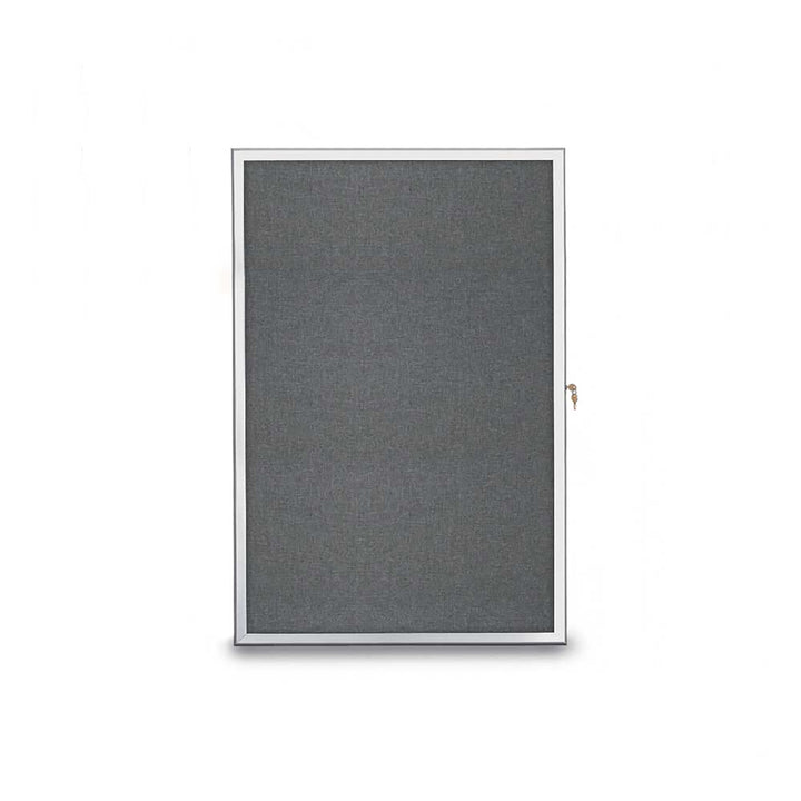 Slim Style Radius Indoor Enclosed Cork/Fabric Board