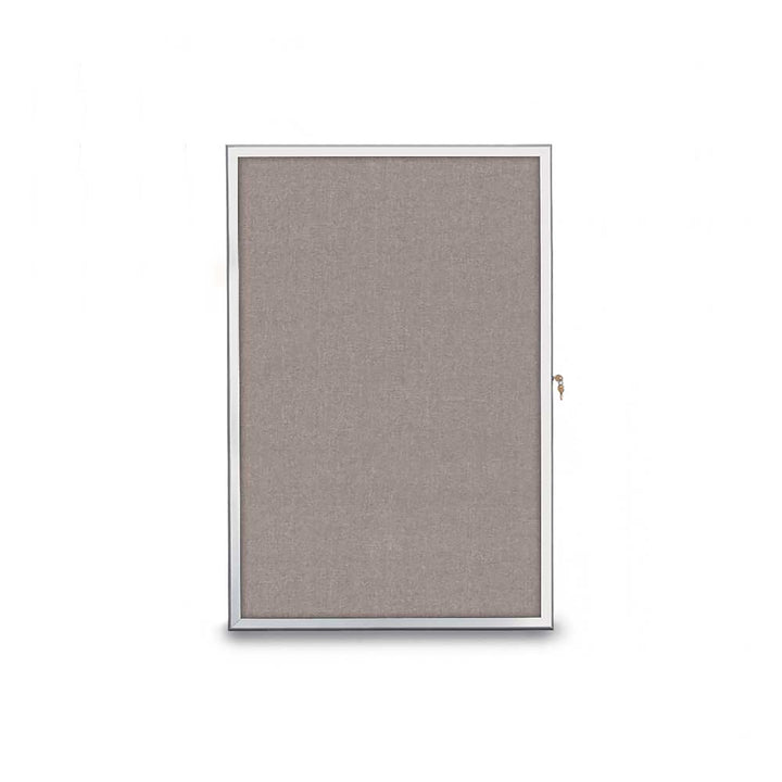 Slim Style Radius Indoor Enclosed Cork/Fabric Board