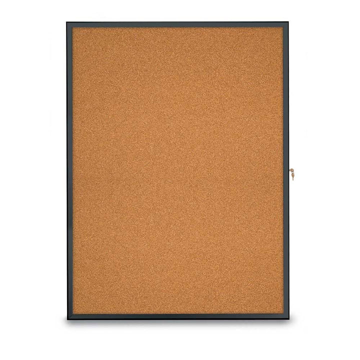 Slim Style Radius Indoor Enclosed Cork/Fabric Board