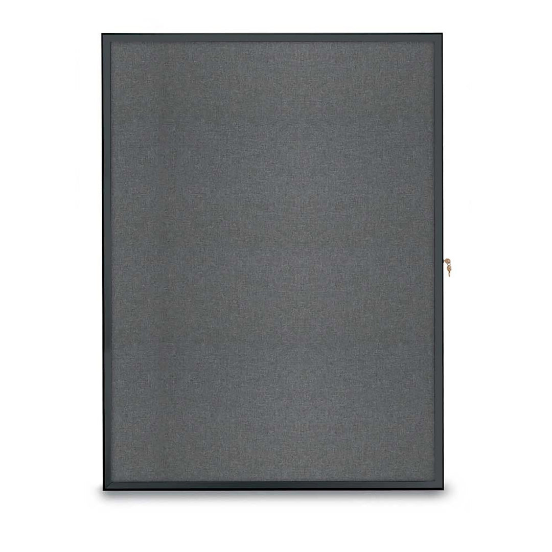 Slim Style Radius Indoor Enclosed Cork/Fabric Board