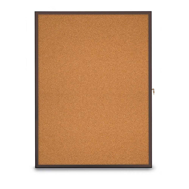 Slim Style Radius Indoor Enclosed Cork/Fabric Board
