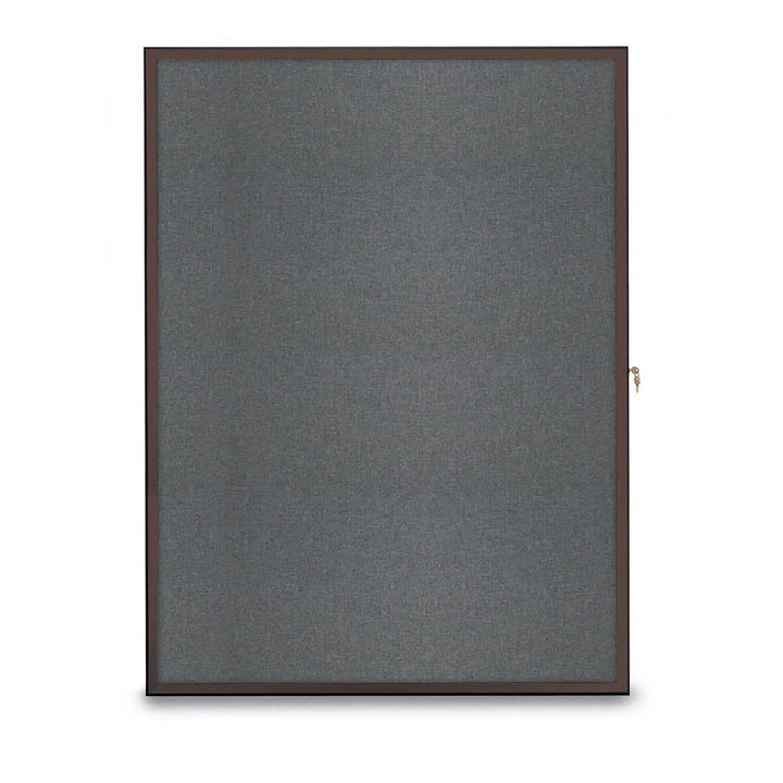 Slim Style Radius Indoor Enclosed Cork/Fabric Board