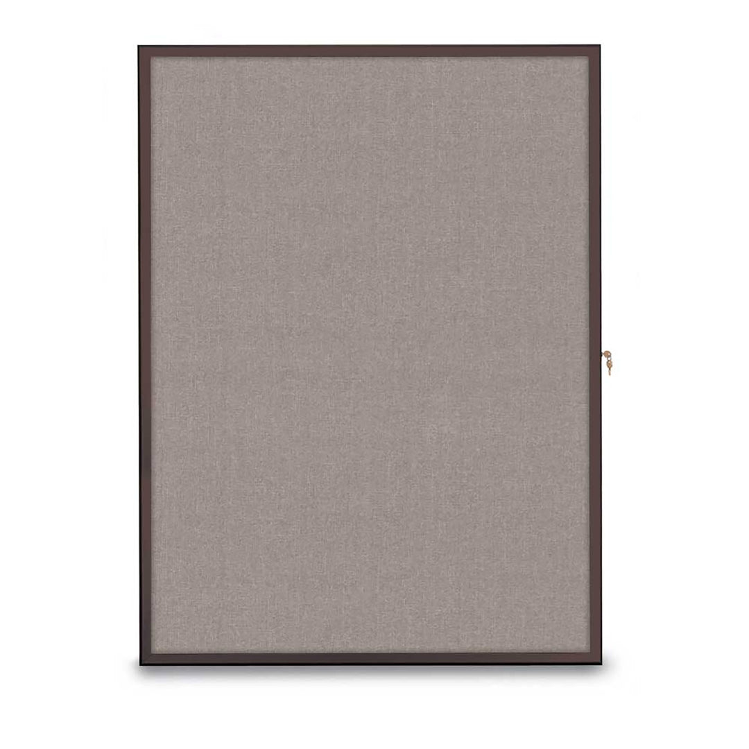 Slim Style Radius Indoor Enclosed Cork/Fabric Board
