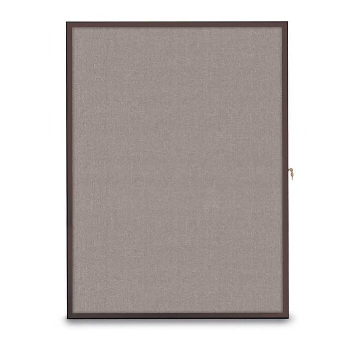 Slim Style Radius Indoor Enclosed Cork/Fabric Board