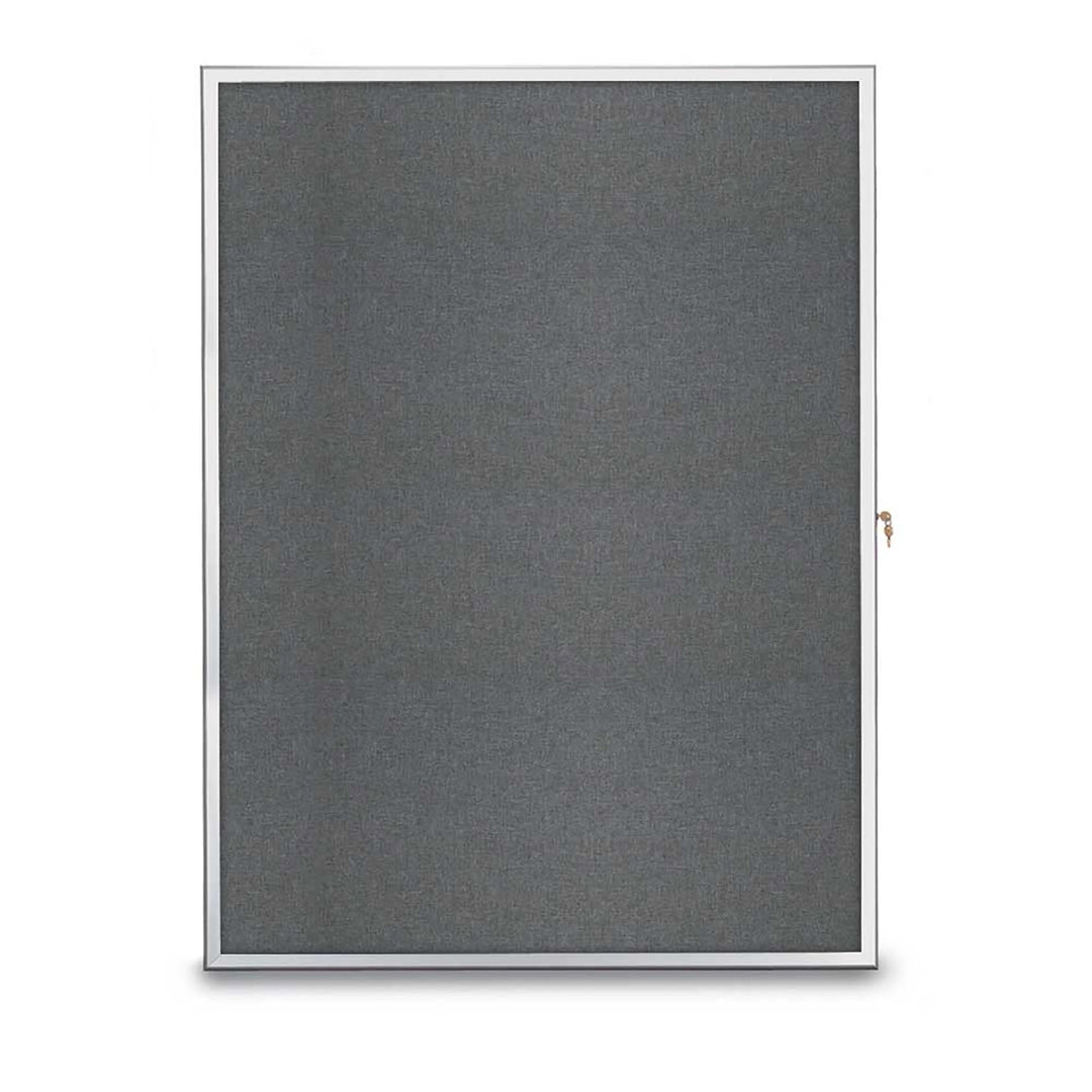Slim Style Radius Indoor Enclosed Cork/Fabric Board