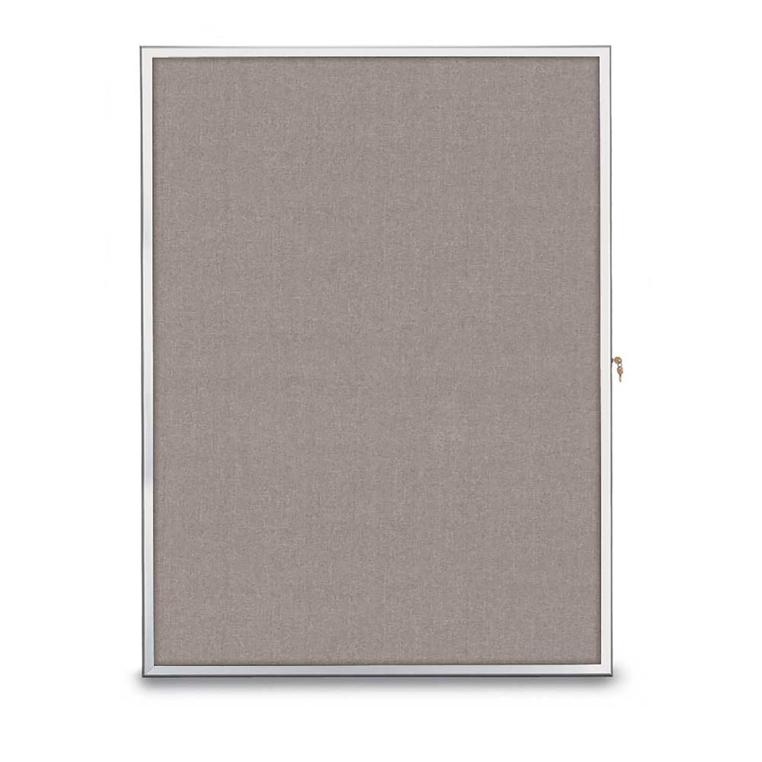 Slim Style Radius Indoor Enclosed Cork/Fabric Board