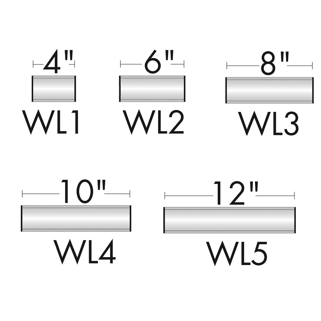 Wall Mount Sign Holder Frame - Curved Top to Bottom - 2.125"H