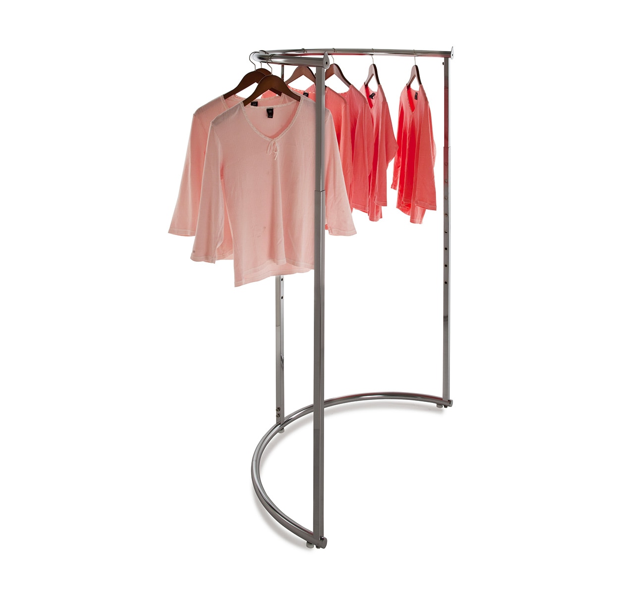 43" diameter Half-Round Clothing Rack