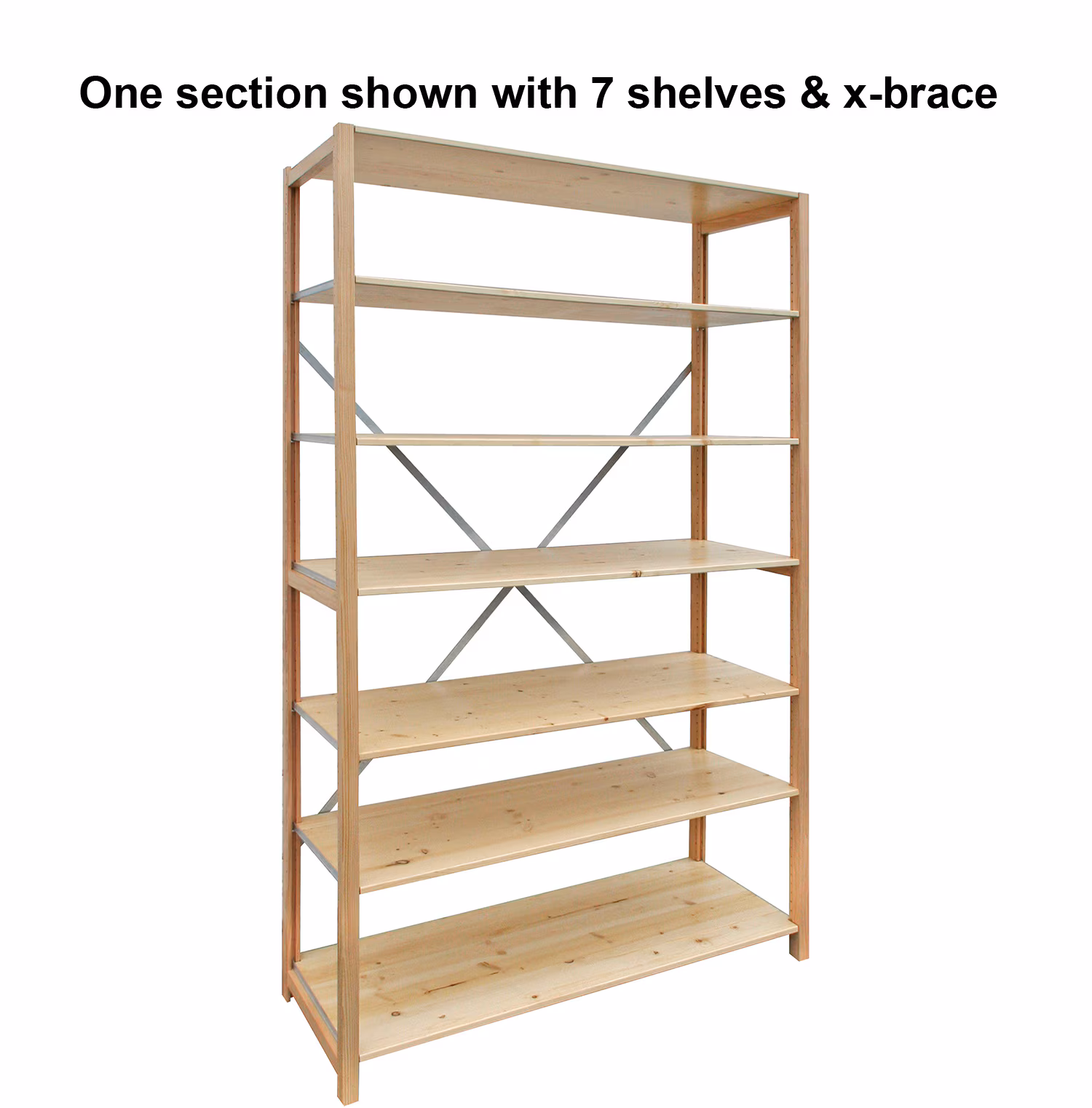 Shelve it 5 shelf sales wood shelf