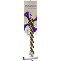 15.75"W x 62.5H Mosquito 400 Banner Stand Single Sided